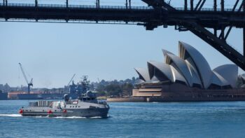 Unmanned Surface Vessel Division One Arrives in Sydney Harbor
